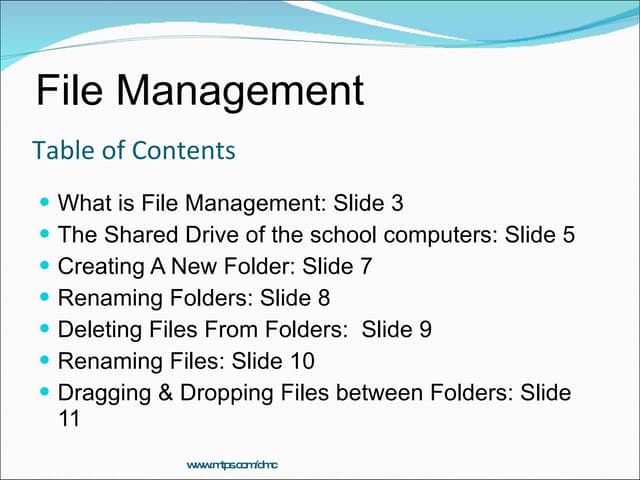 File Management