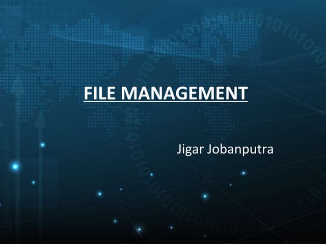 File mangement