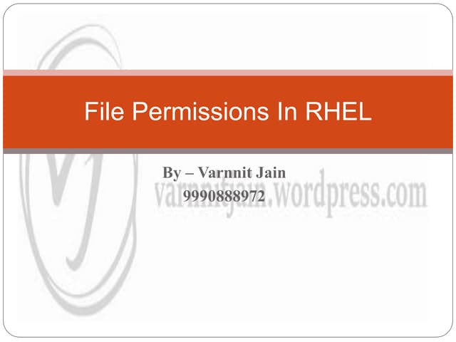 File permissions