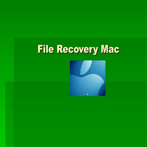 Fix Mac OS Errors & recover lost data