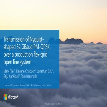 OFC 2016 (W4G.3) - Commodity Ethernet switch with integrated 100G coherent op...