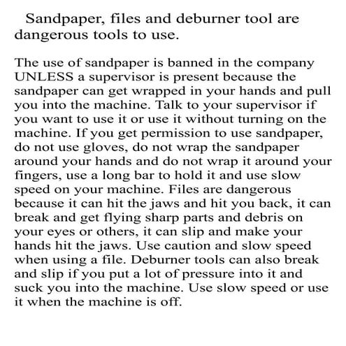 Files and deburner tools s s