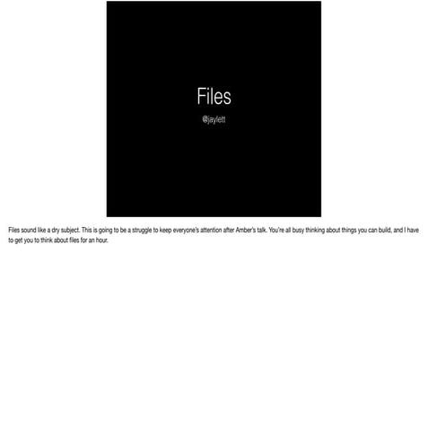 Django Files — A Short Talk