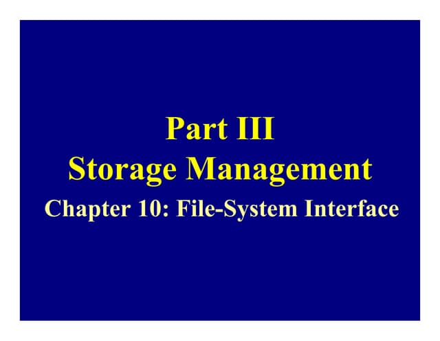 File system
