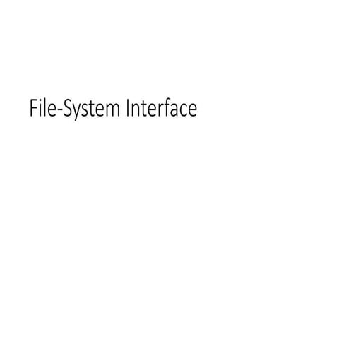 File system Os | PPTX