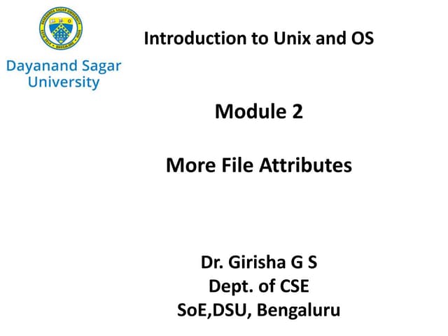 File systems and inodes