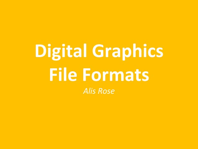 File types alis rose 