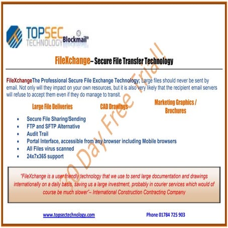 FileXchange one pager