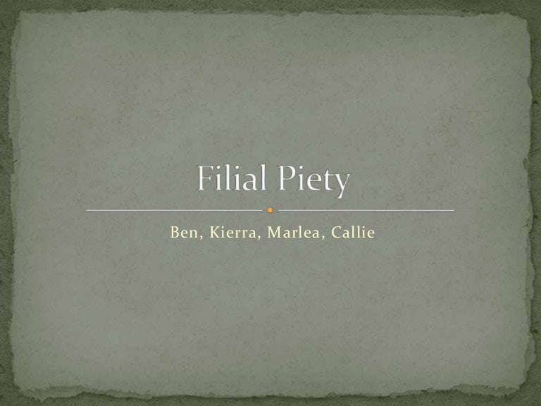 Filial piety