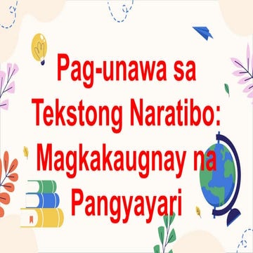 FILIPINO5 Q2 1 Nauunawaan ang tekstong naratibo (tulang pambata.pptx