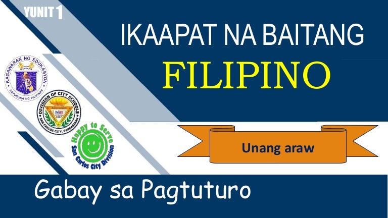 filipino grade 4 1st quarter week 1