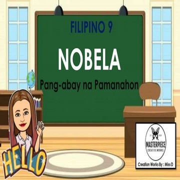 FILIPINO GRADE 9 NOBELA PANG-ABAY NA PAMANAHON