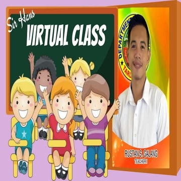 Filipino 5 Week 1 QUARTER 1 POWER POINT PRESENTATION