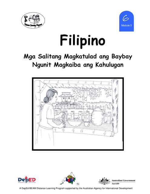 Filipino Mga Salitang Mag Katulad