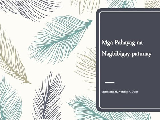 Filipino 9- Pangatnig at Transitional Devices | PPTX