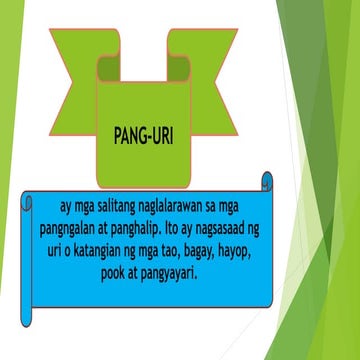 Ang mga panuring | PPTX