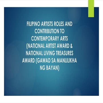 FILIPINO ARTISTS ROLES AND CONTRIBUTION TO CONTEMPORARY ARTS.pptx