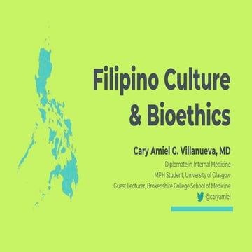 Filipino Culture and Bioethics