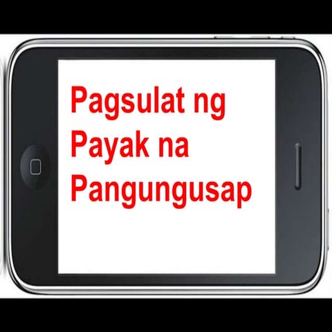 Filipino 2 pagsulat ng payak na pangungusap  ppt