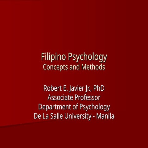 Filipino Psychology - Concepts and Methods.ppt