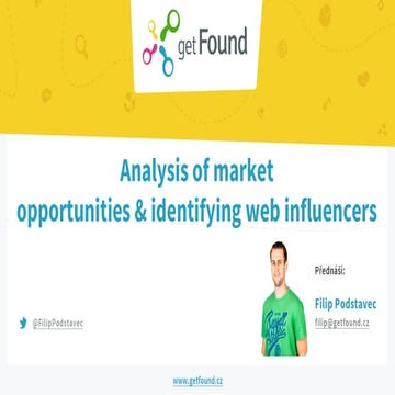 Filip Podstavec - Analysis of market opportunities & identification of web in...