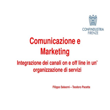 Comunicazione e marketing