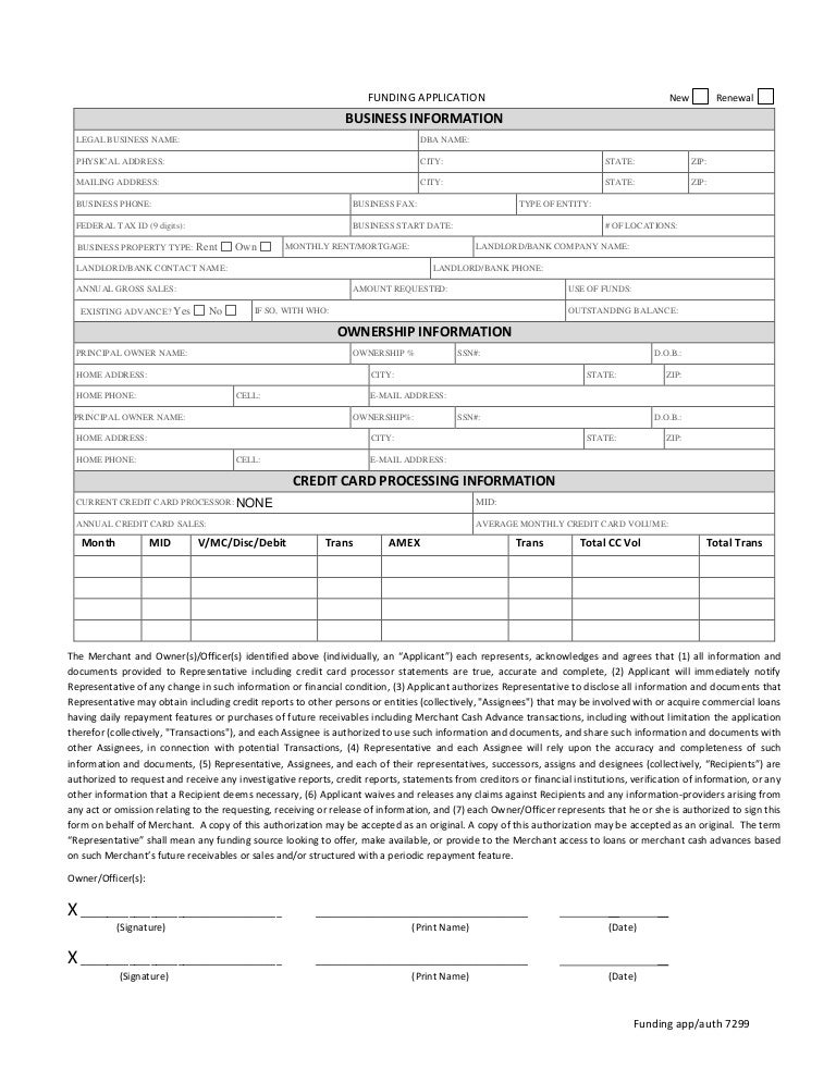 merchant cash in advance