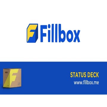 Fillbox Pitch Deck