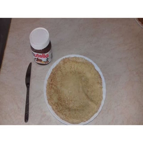 Filling a pancake - work skill