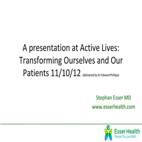 Filling the Exercise Prescription