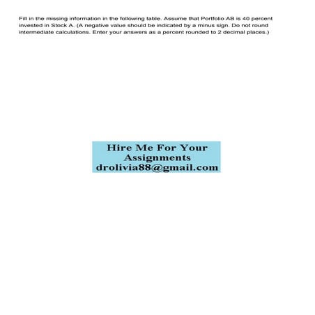 Fill in the missing information in the following table Assu.pdf