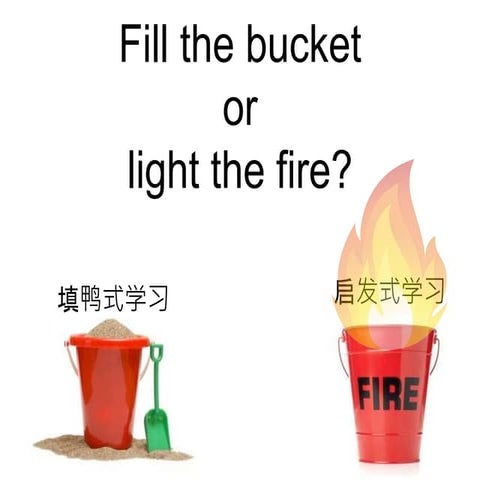 Teaching Chinese: Fill the bucket or light the fire?