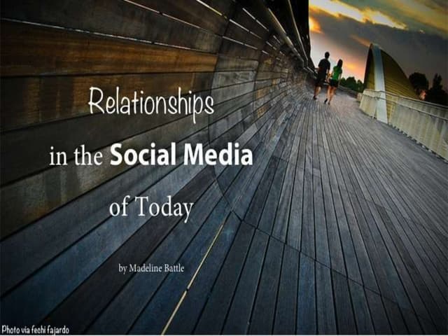 Social Media and We