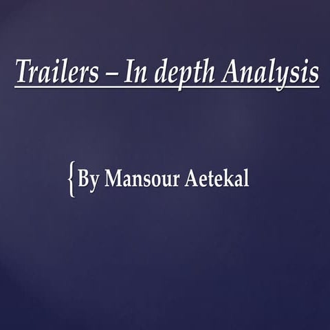 Film analysis   trailers analysis - task 4