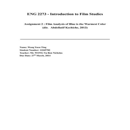 Film analysis of_blue_is_the_warmest_col