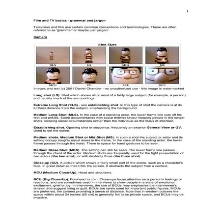 Technical elements of film | PPTX