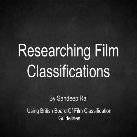 Film classifications 