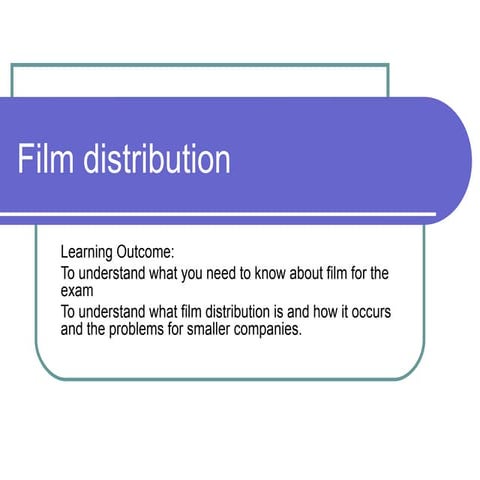 Film distribution