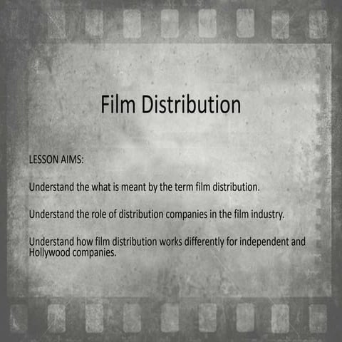 Film distribution