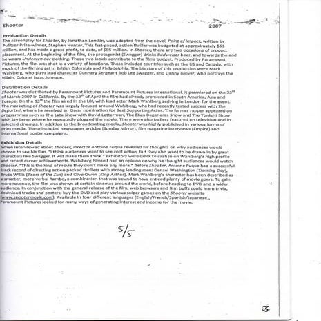 GCSE Film Studies: Film exploration examples