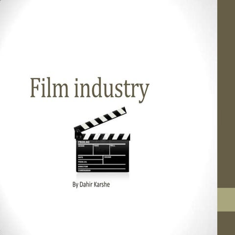 Media Film Industry Pptx