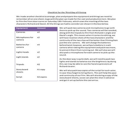 Thriller deconstruction | DOCX