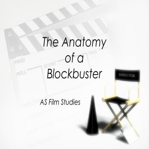  Film lesson 4 blockbusters