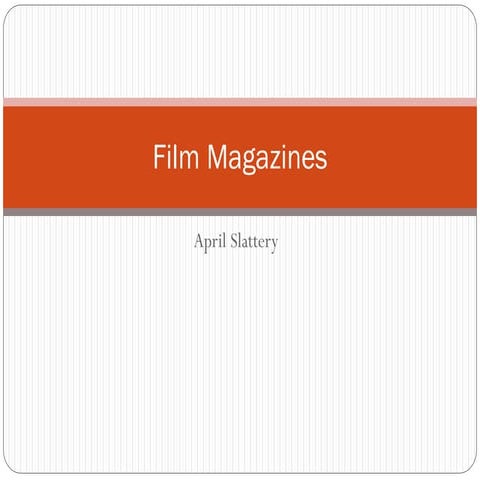 Film magazines