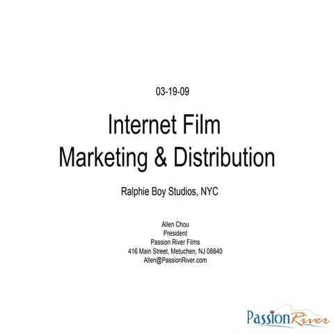 Film Marketing and Distribution Seminar