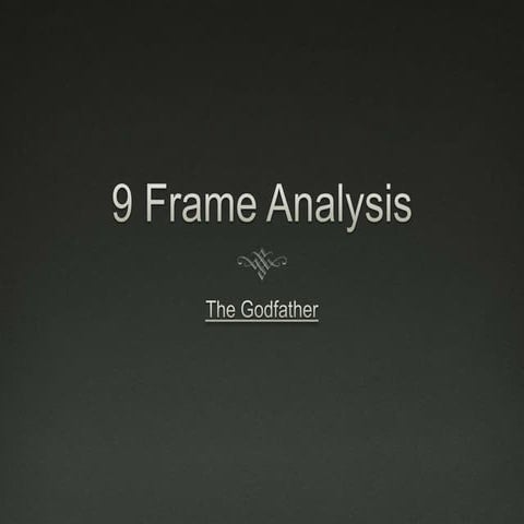 Film noir 9 frame - Godfather