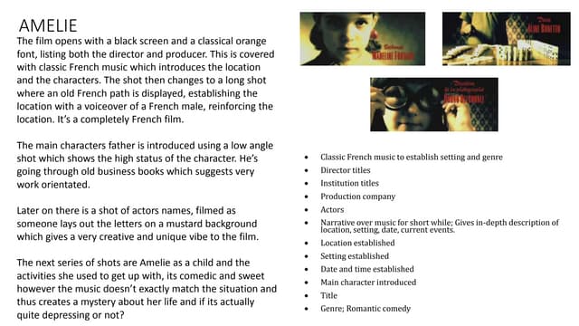 Film openings analysis