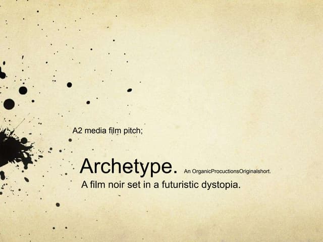 Film pitch. 