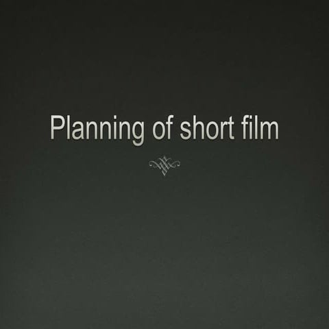 Film Planning Pptx
