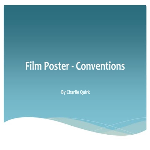 Film Poster - Conventions